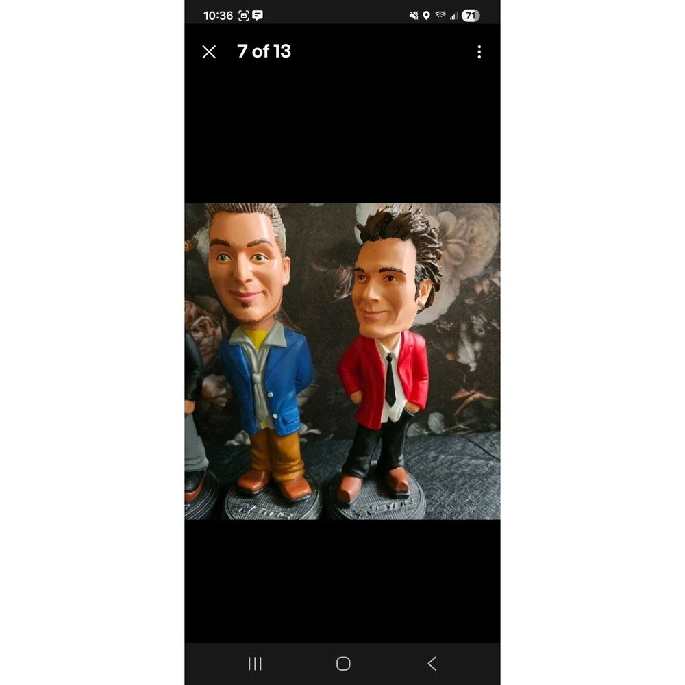 Vtg NSYNC Best Buy Exclusive Collectible Bobblehead Dolls W Boxes FULL SET‎ 2001